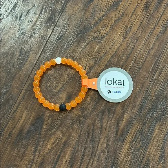 Lokai Orange Bracelet Size M - Picture 1 of 4